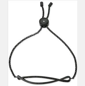 Michael Kors
Black-Tone Wavy Slider Bracelet